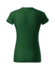 Dámské tričko BASIC - lahvově zelená