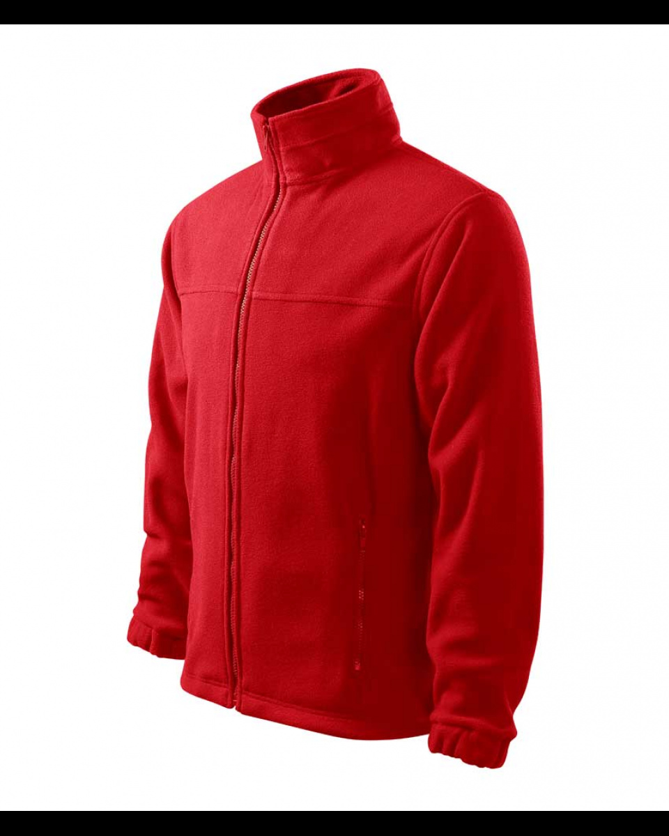 Levně ESHOP - Mikina pánská fleece Jacket 501 - červená