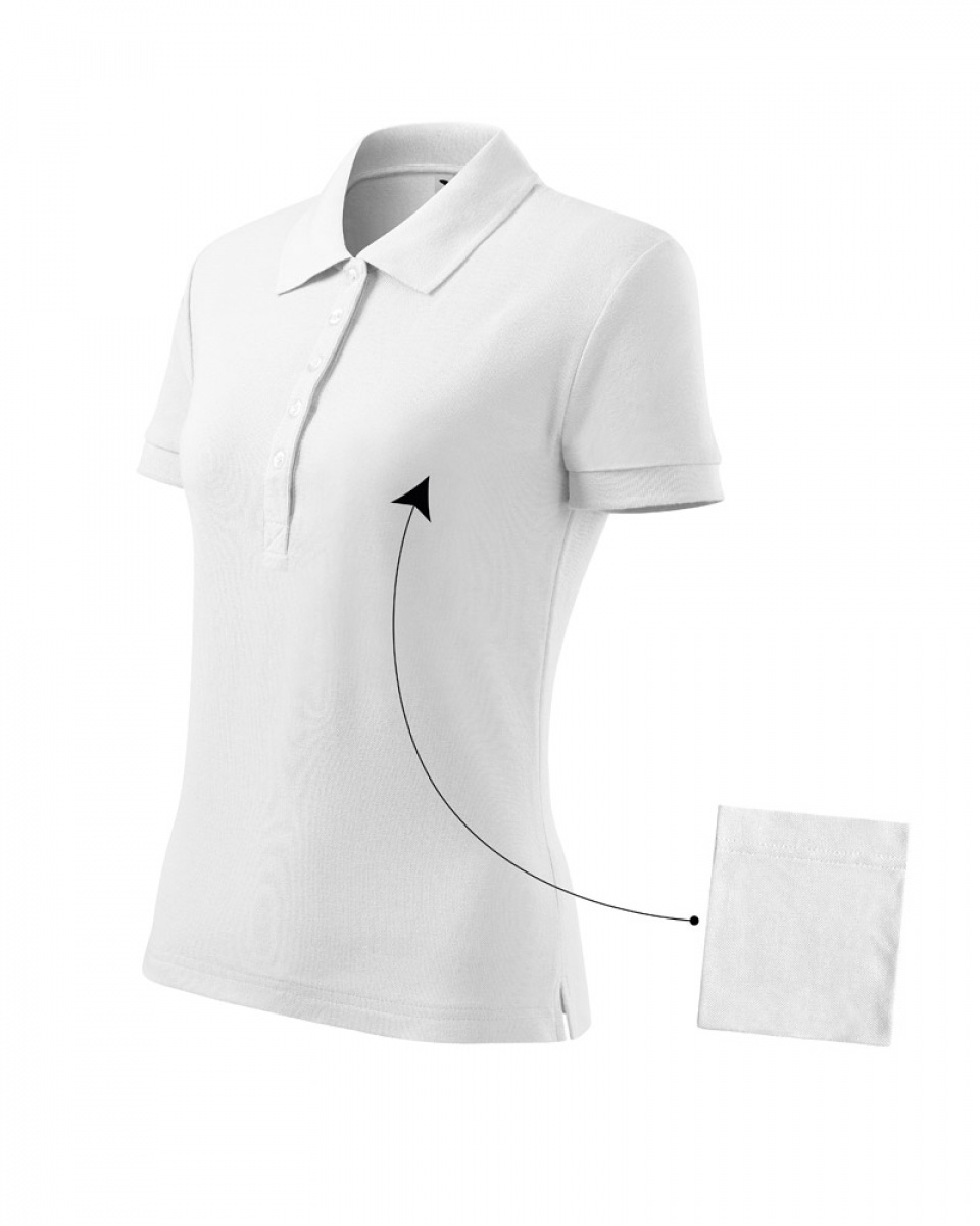 Polokošile dámská Cotton 213 - S-XXL - bílá