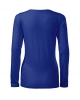 Dámské tričko SLIM, dlouhý rukáv - královská modrá