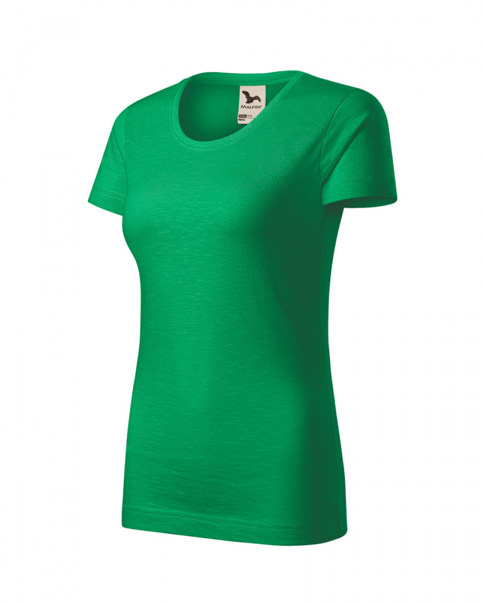 Levně Dámské tričko NATIVE 174 - XS-XXL - středně zelená