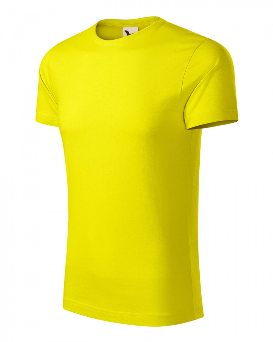 Levně ESHOP - Pánské tričko ORIGIN 171 - citronová