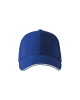 Unisexová čepice SANDWICH 6P - královská modrá