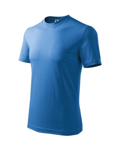 Unisexové tričko HEAVY - azurově modrá