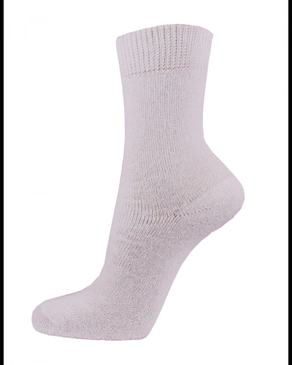 Levně Ponožky bavlněné bílé