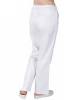 Unisexové pracovní kalhoty, bílé