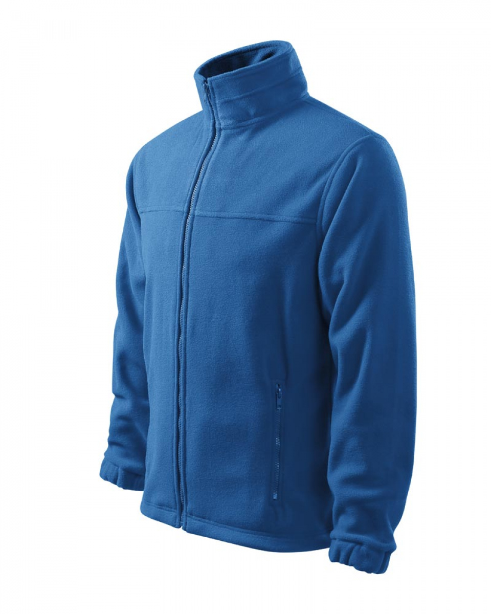 Levně ESHOP - Mikina pánská fleece Jacket 501- azurově modrá/zdravotní