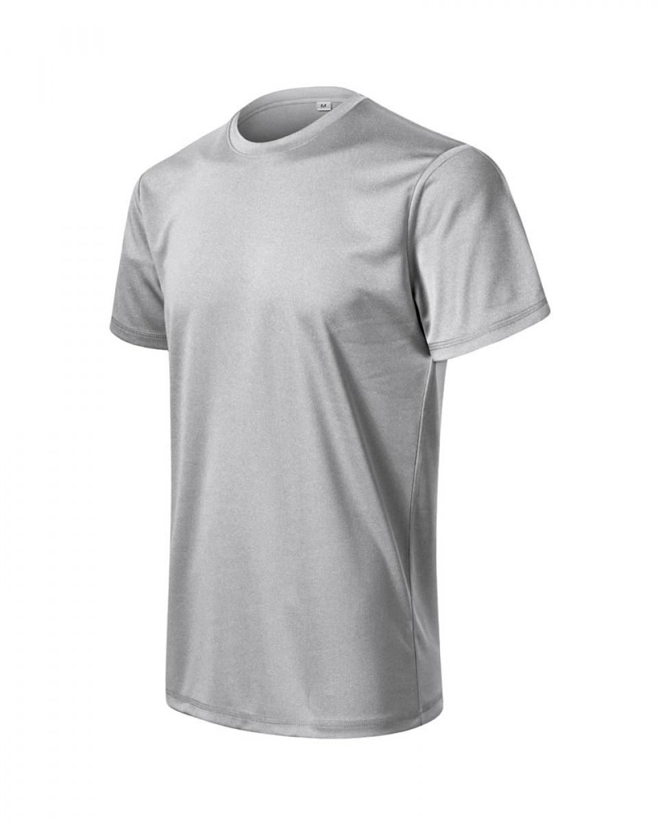 Levně ESHOP - Pánské tričko CHANCE 810 - stříbrný melír