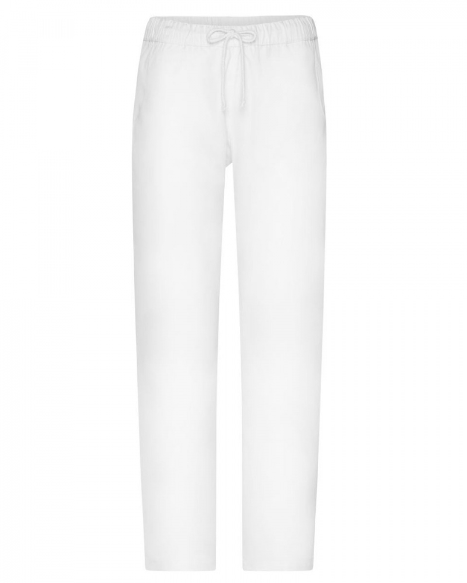 Levně Dámské pracovní kalhoty JN3003, bílé