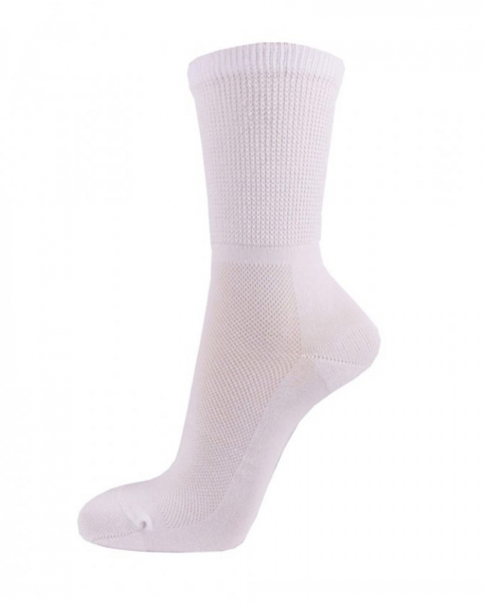 Levně Ponožky zdravotní MEDIC TOP, bavlněné, bílé