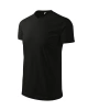 Unisex tričko HEAVY V-NECK - černá