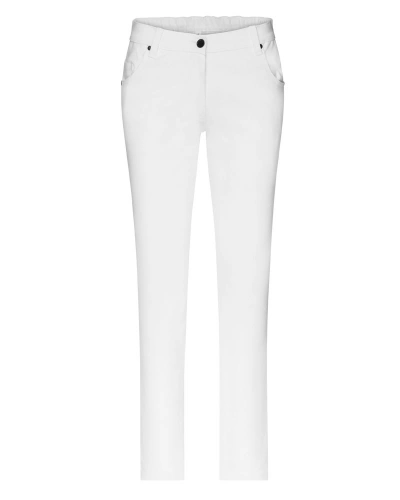 Dámské pracovní kalhoty, bílé, JN 3001