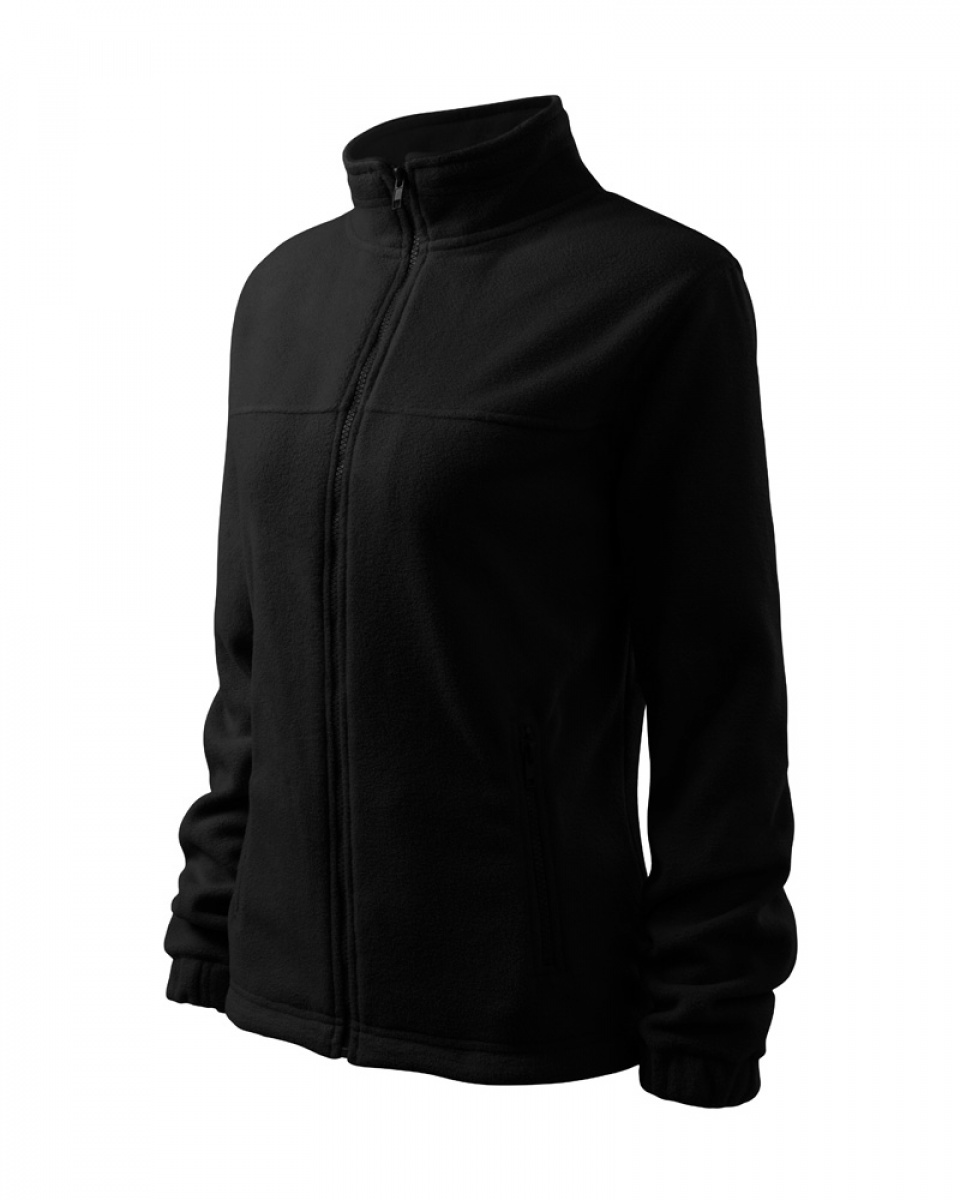 Levně ESHOP - Mikina dámská fleece Jacket 504 - XS-XXL - černá