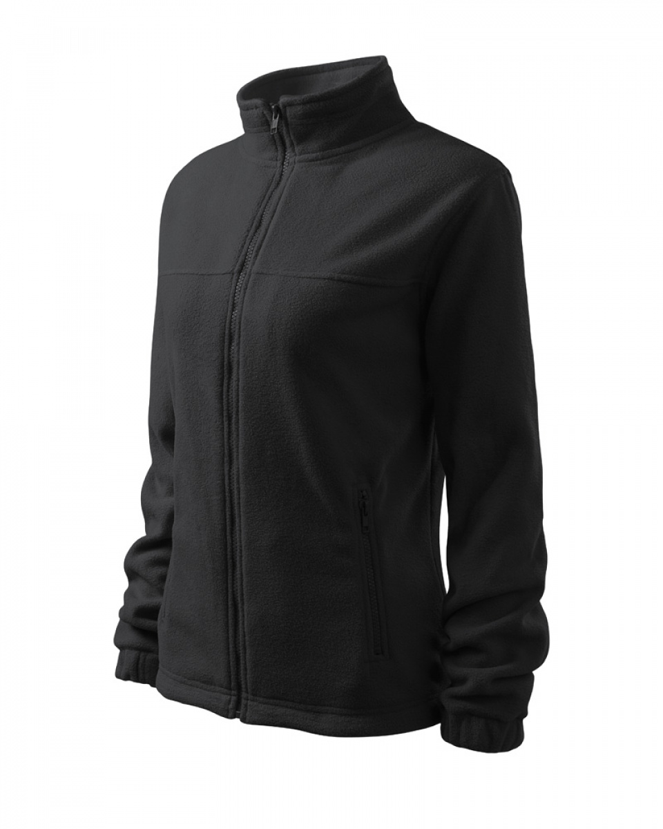 Levně ESHOP - Mikina dámská fleece Jacket 504 - XS-XXL - ebony gray