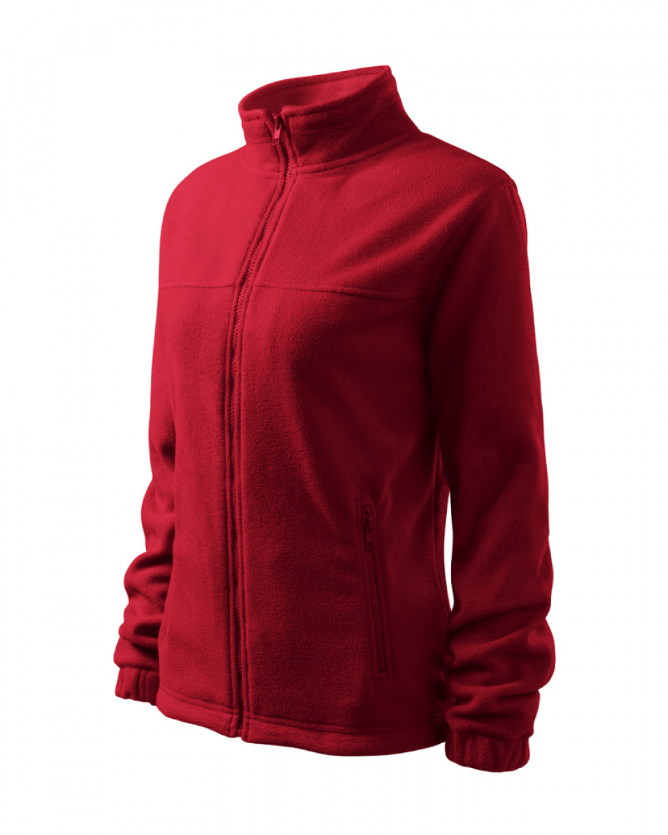 Levně ESHOP - Mikina dámská fleece Jacket 504 - XS-XXL - marlboro červená
