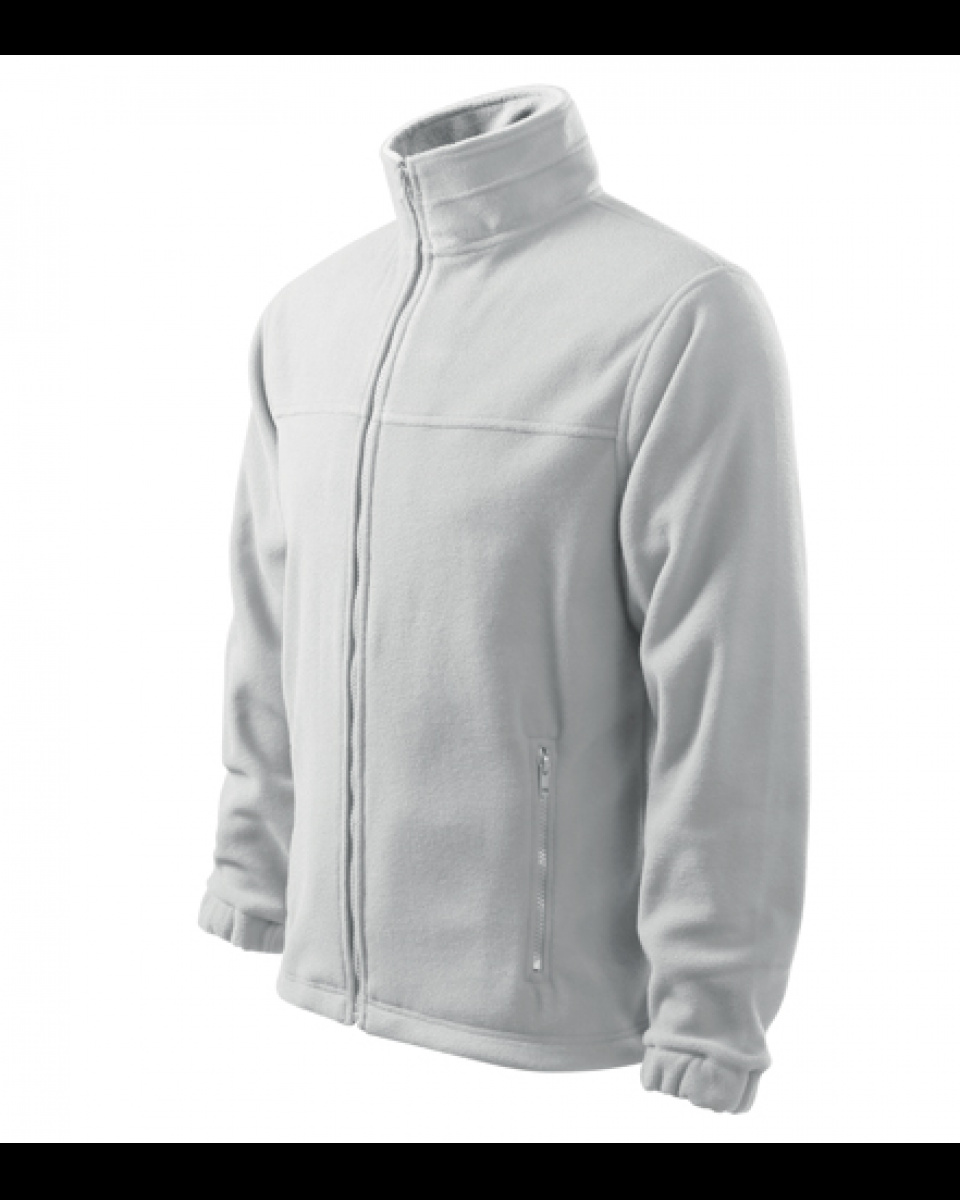 Levně ESHOP - Mikina pánská fleece Jacket 501 - bílá /zdravotni