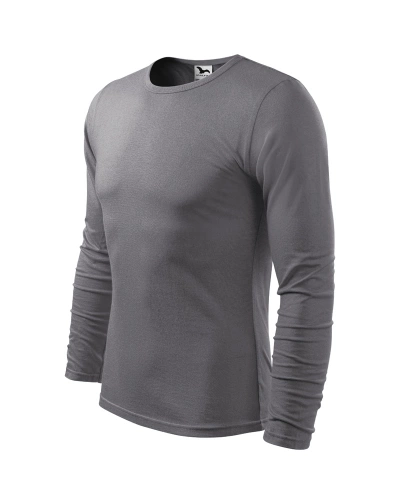 Pánské tričko FIT-T LS - ocelově šedá
