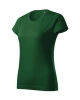 Dámské tričko BASIC FREE - lahvově zelená