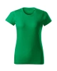 Dámské tričko BASIC FREE - středně zelená