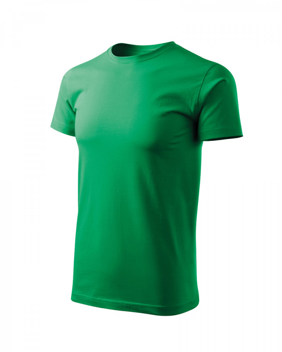 Levně ESHOP - Pánské triko BASIC FREE F29 - S-XXL - středně zelená