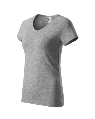 Dámské tričko DREAM - tmavě šedý melír