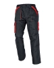 Pánské kalhoty MAX, černo-červené, prodloužené