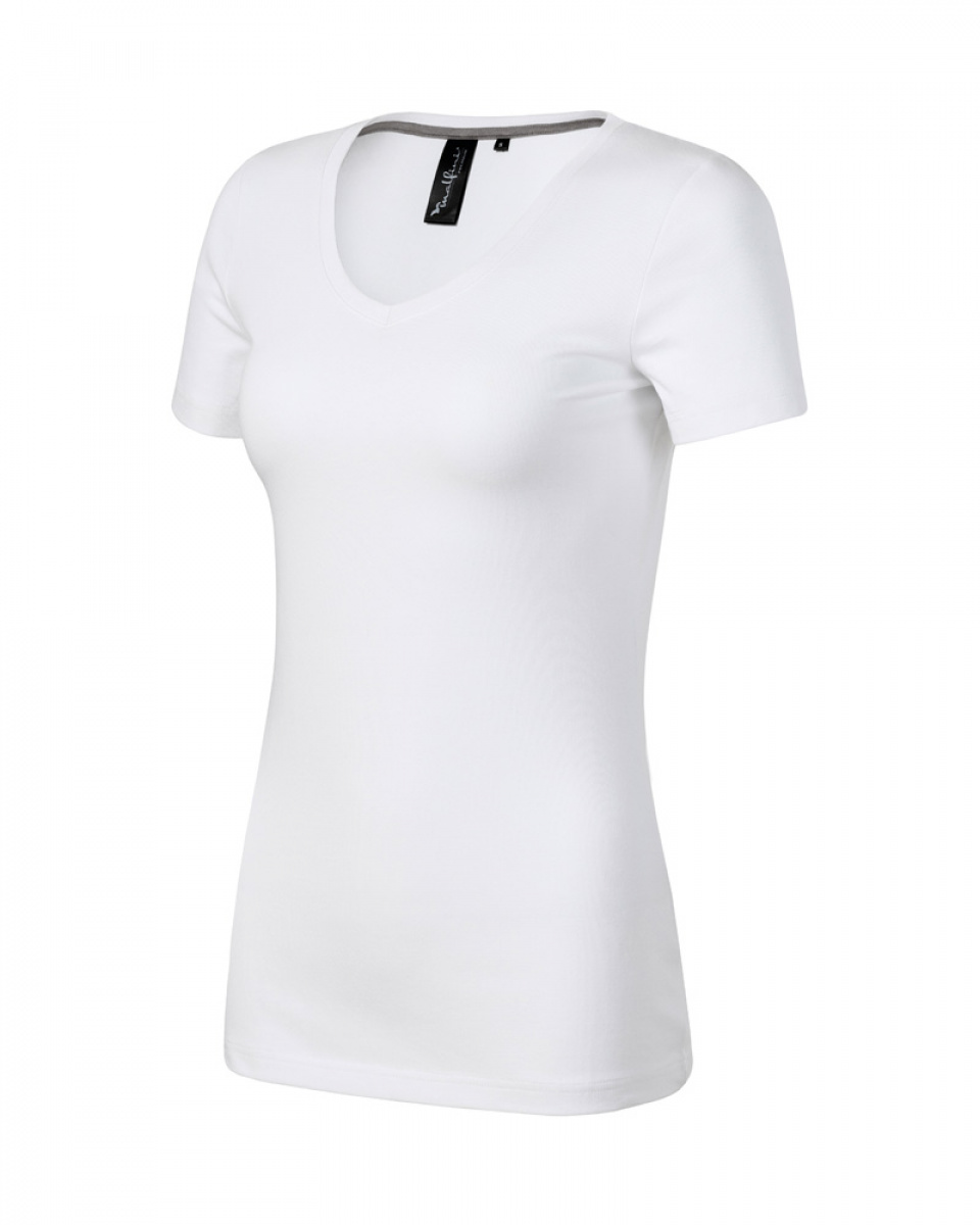 Tričko ACTION V-NECK, dámské, S-XL- bílá