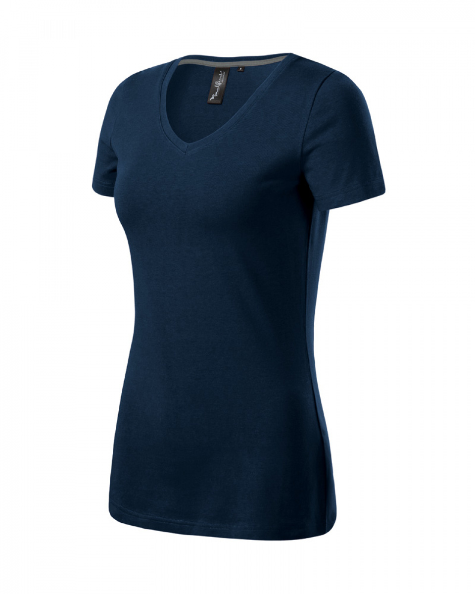 Tričko ACTION V-NECK, dámské, S-XL- námořní modrá