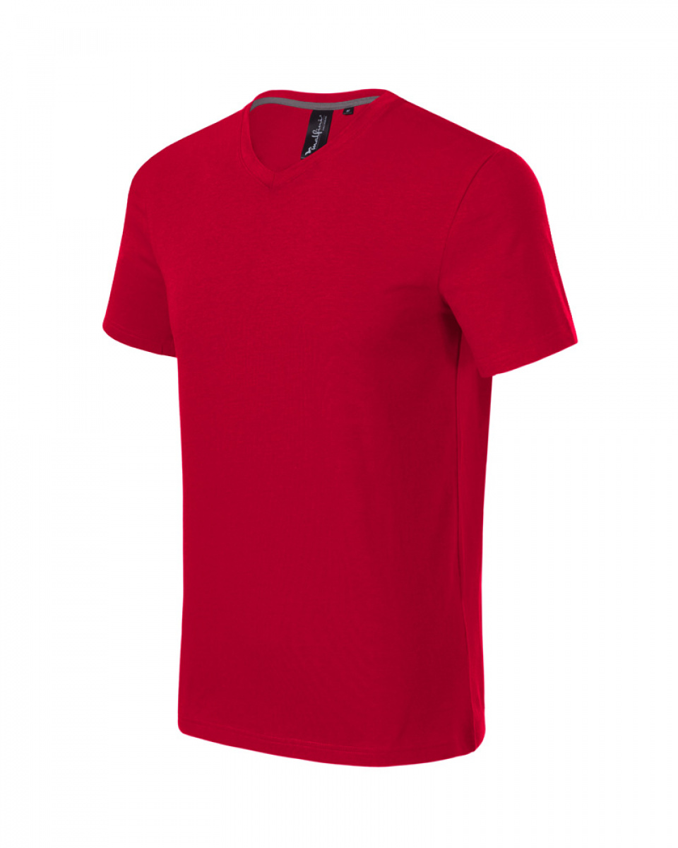 Tričko ACTION V-NECK, pánské, S-XL- formula red