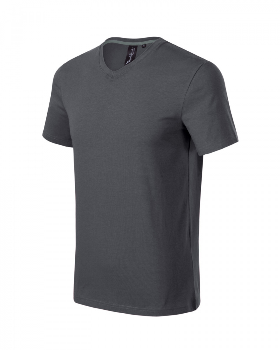 Tričko ACTION V-NECK, pánské, S-XL- light anthracite