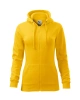 Dámská mikina TRENDY ZIPPER - žlutá