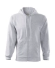 Pánská mikina TRENDY ZIPPER - světle šedý melír