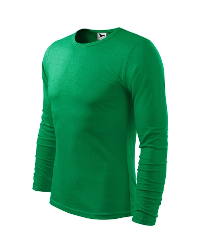 Triko pánské Fit-T Long Sleeve - středně zelená