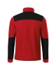 Mikina fleece unisex EFFECT- červená