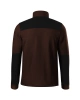 Mikina fleece unisex EFFECT- kávová