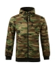 Mikina pánská Camo Zipper - camouflage brown