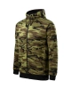 Mikina pánská Camo Zipper - camouflage green