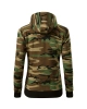 Mikina dámská Camo Zipper  - camouflage brown