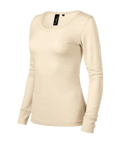 Triko dámské MERINO RISE LS - mandlová
