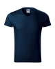 Tričko Slim Fit V-neck pánské - námořní modrá