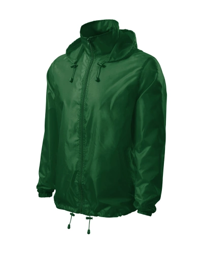 Unisexová bunda WINDY - lahvově zelená