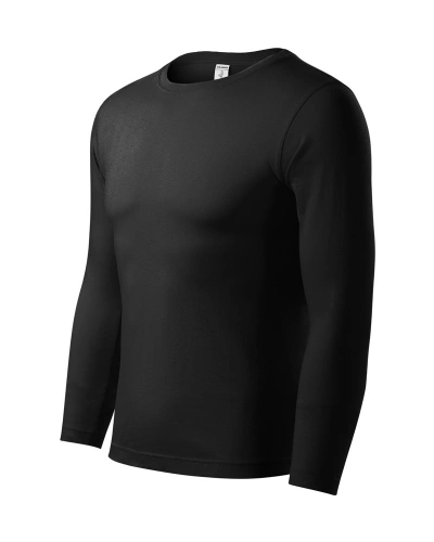 Unisexové tričko PROGRESS LS - černá