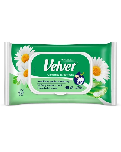 Vlhčený TP Velvet Camomile 48ks/16