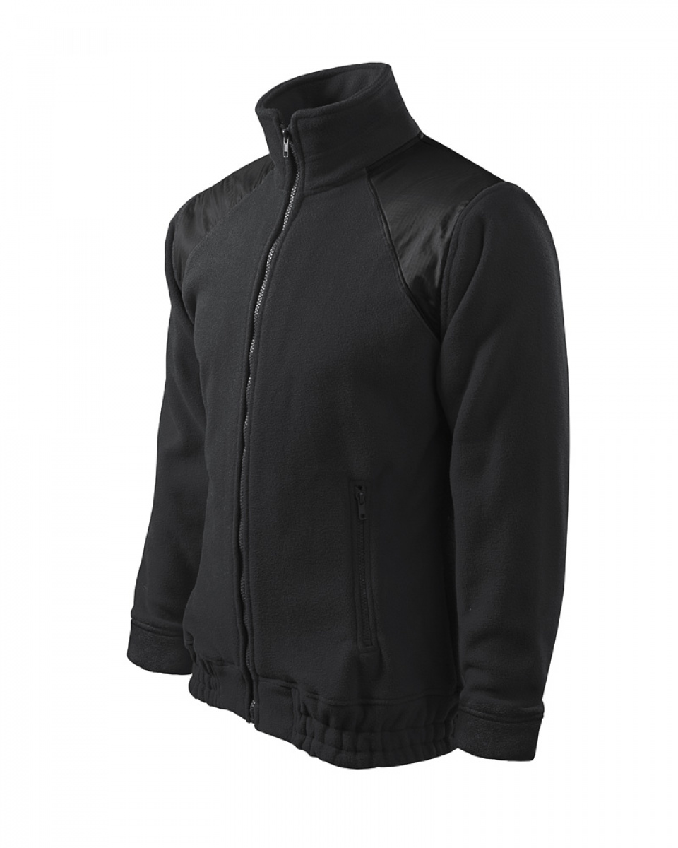 Levně ESHOP - Mikina fleece unisex Jacket HI-Q 506 - ebony gray