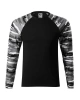 Unisexové tričko CAMOUFLAGE LS - camouflage gray