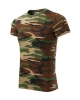 Unisexové tričko CAMOUFLAGE - Camouflage brown