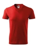 Unisexové tričko V-NECK - červená