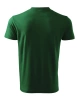 Unisexové tričko V-NECK - lahvově zelená