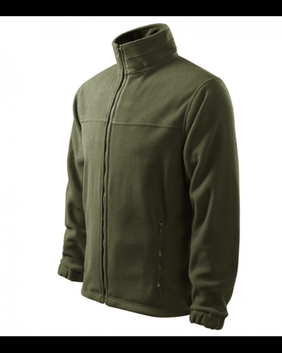 Levně ESHOP - Mikina pánská fleece Jacket 501 - military