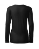Dámské tričko SLIM, dlouhý rukáv - černé